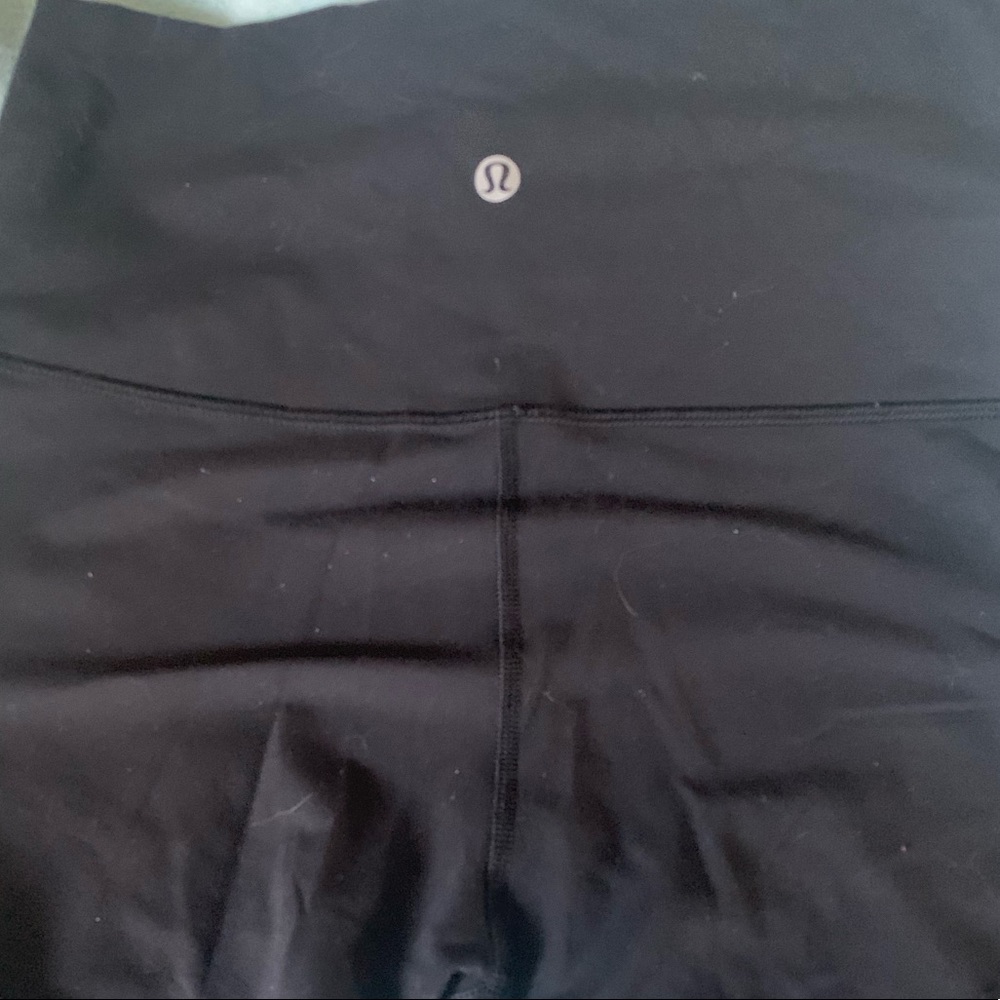 Lululemon wunder under high rise size 8 black
